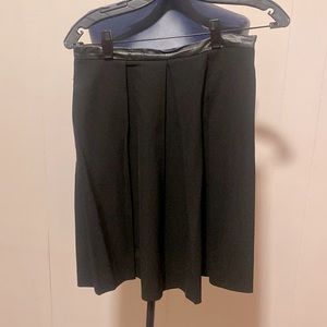 Elizabeth and James skirt with leather waist, size 4